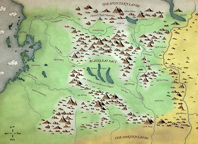 Map of the Blackleaf Forest